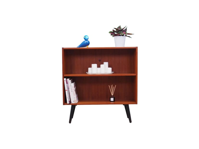 Regał, teak brązowy, Dania, lata 70.