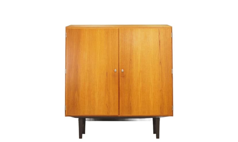Szafka, teak brązowy, Dania, lata 70.