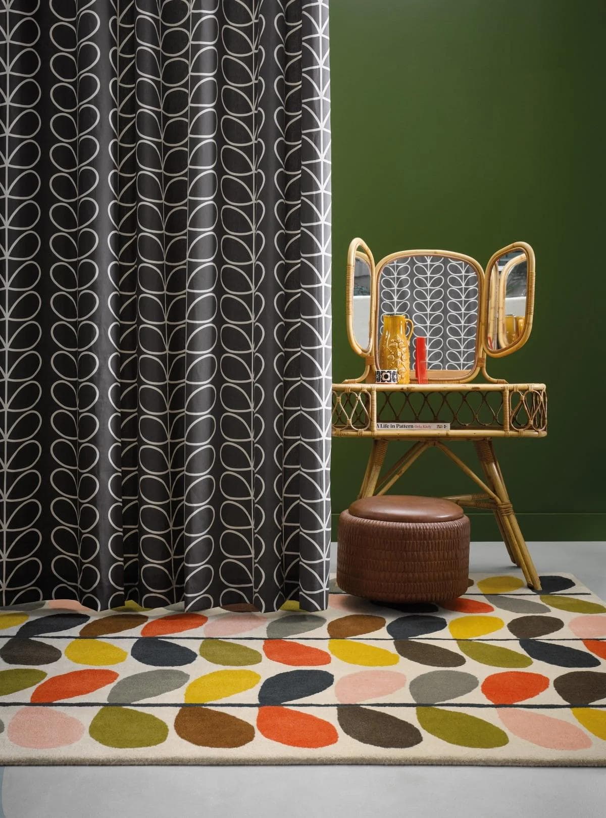 Rug Classic Multi Stem 160x230 cm, multicolor, wool, Orla Kiely - 52998