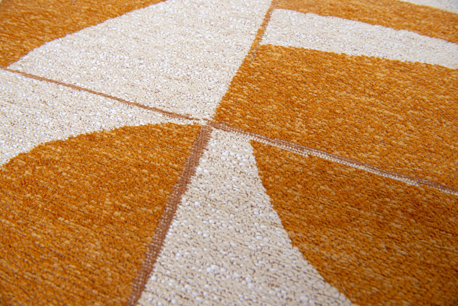 Rug PAPERCUT CURRY 240x340 cm yellow, beige, Louis De Poortere - 147789