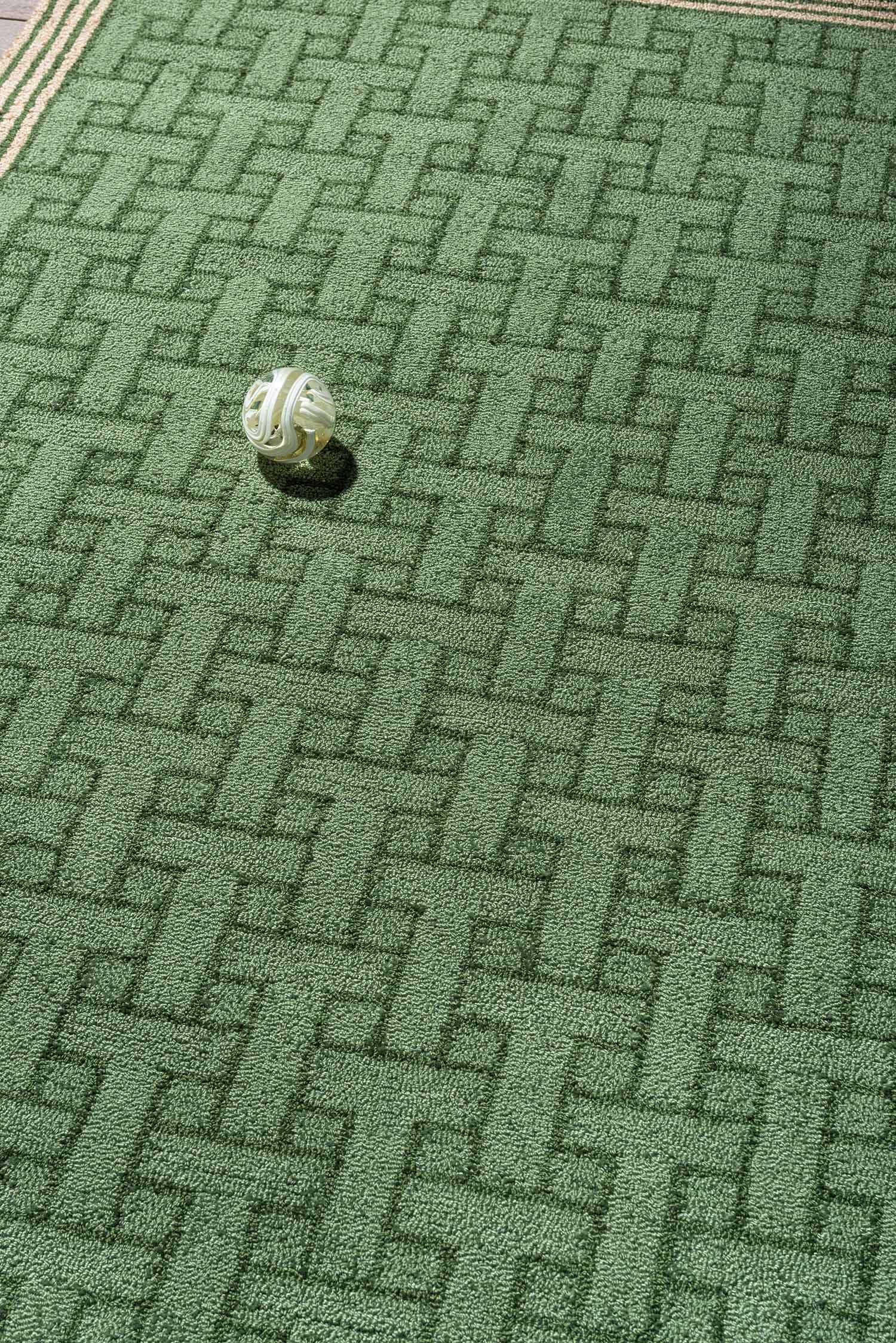 Dywan T-Monogram Jade Green, zielony, 250x350 cm, Ted Baker - 53974