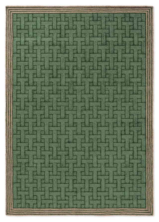 Dywan T-MONOGRAM JADE GREEN, zielony, Ted Baker, 140x200 cm - WYMIARY