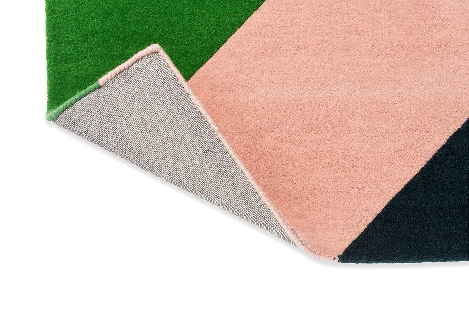 Rug Sherbet Stripe Emerald/Amber 170x240 cm, multicolor, wool, Harlequin - 53575