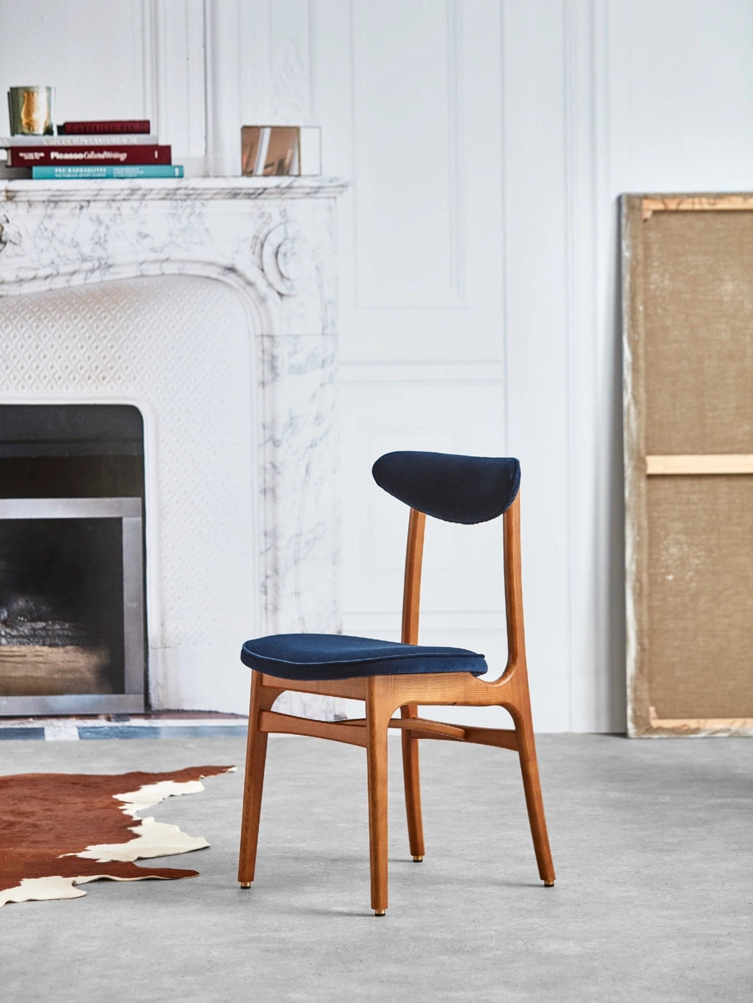 Krzesło 200-190 Velvet Bottle Green, zielony, jesion 03 Dark, proj. R. Hałas, 366 Concept - 63618