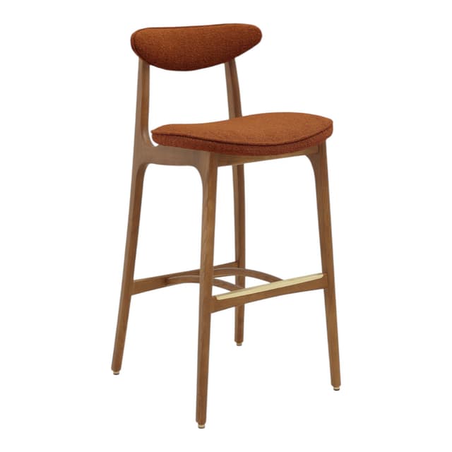 200-190 M/75 Bar stool 45x52x102 cm ash boucle red, 366 Concept - DIMENSION