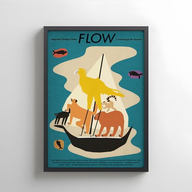 Plakat FLOW, 50x70 cm, aut. J. Zasada, Jakub Zasada - 67539