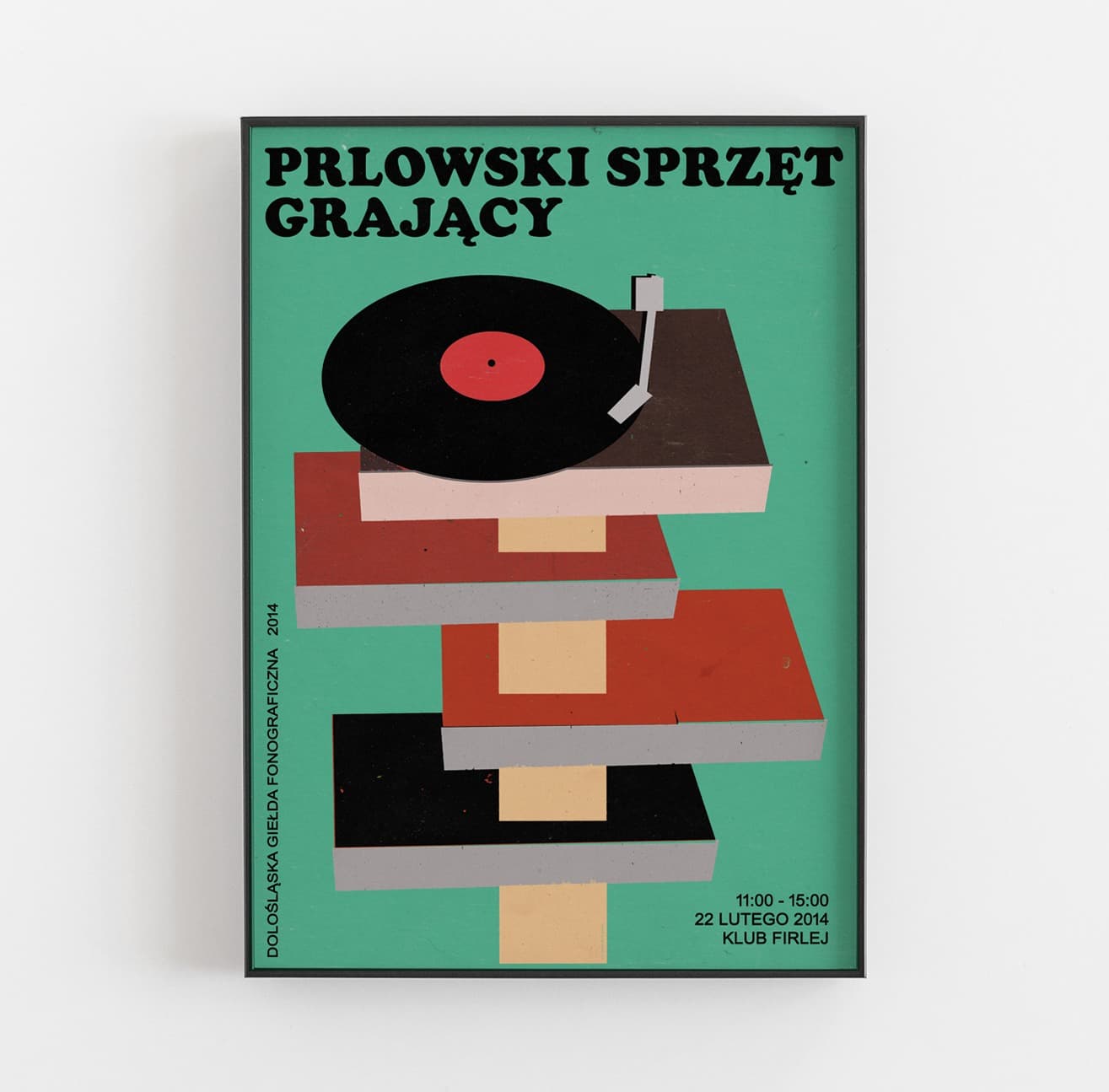 Plakat PRLowski sprzęt grający, 50x70 cm, aut. J. Zasada, Jakub Zasada - 67802