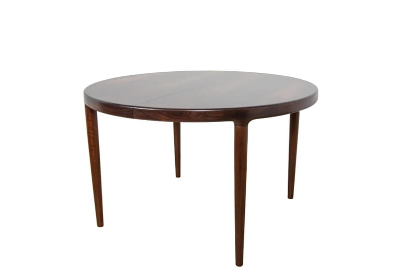 Stół okrągły, palisander, Dania, lata 60.