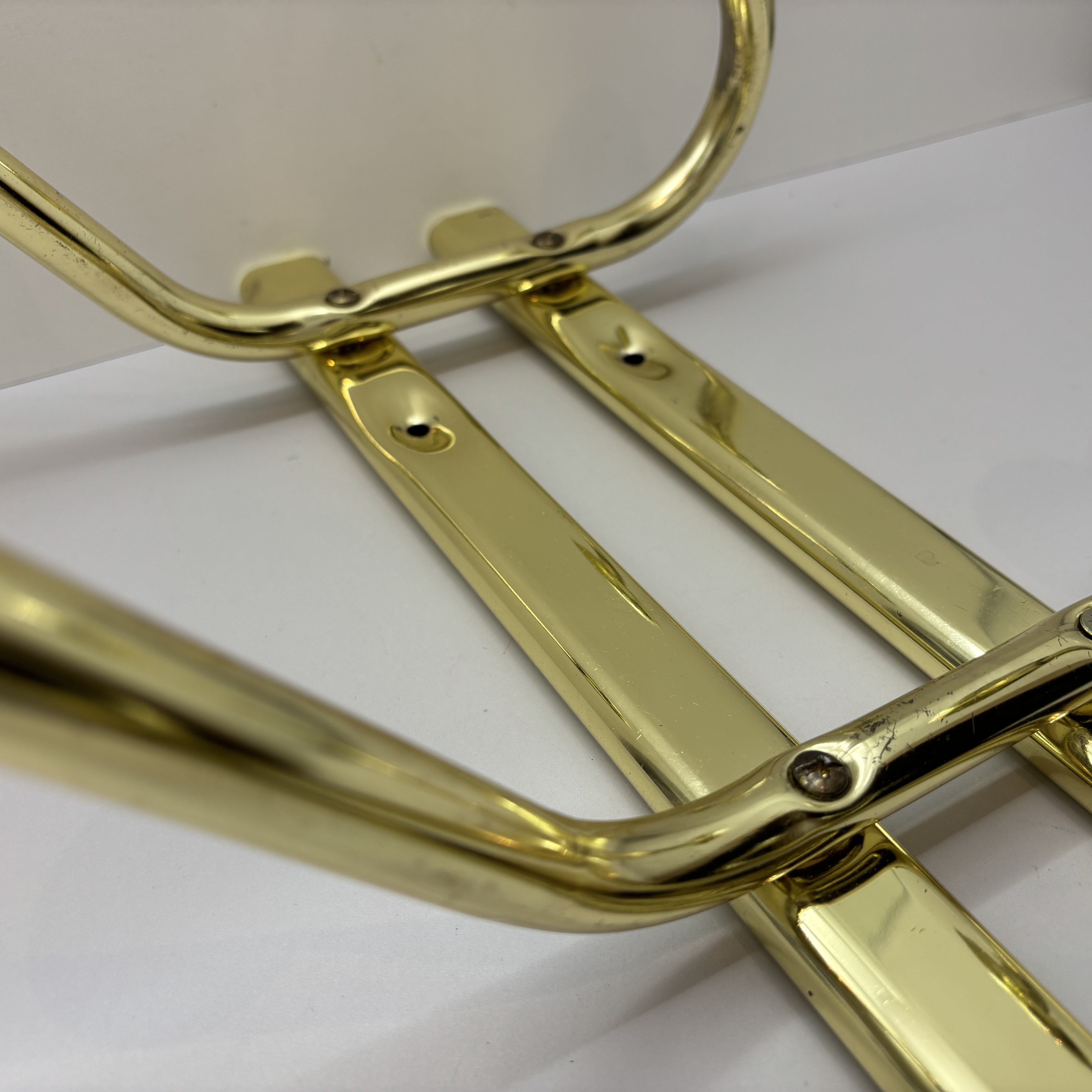 Wall Rack Germany Wall-mounted rack, golden steel, Germany, 1970s. - Wall-mounted Racks ...