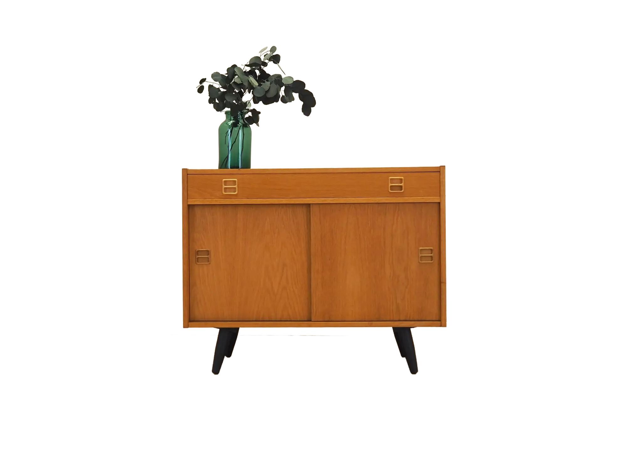 Cabinet, mid-century modern, yellow ash, Denmark, 1960s - Cabinets