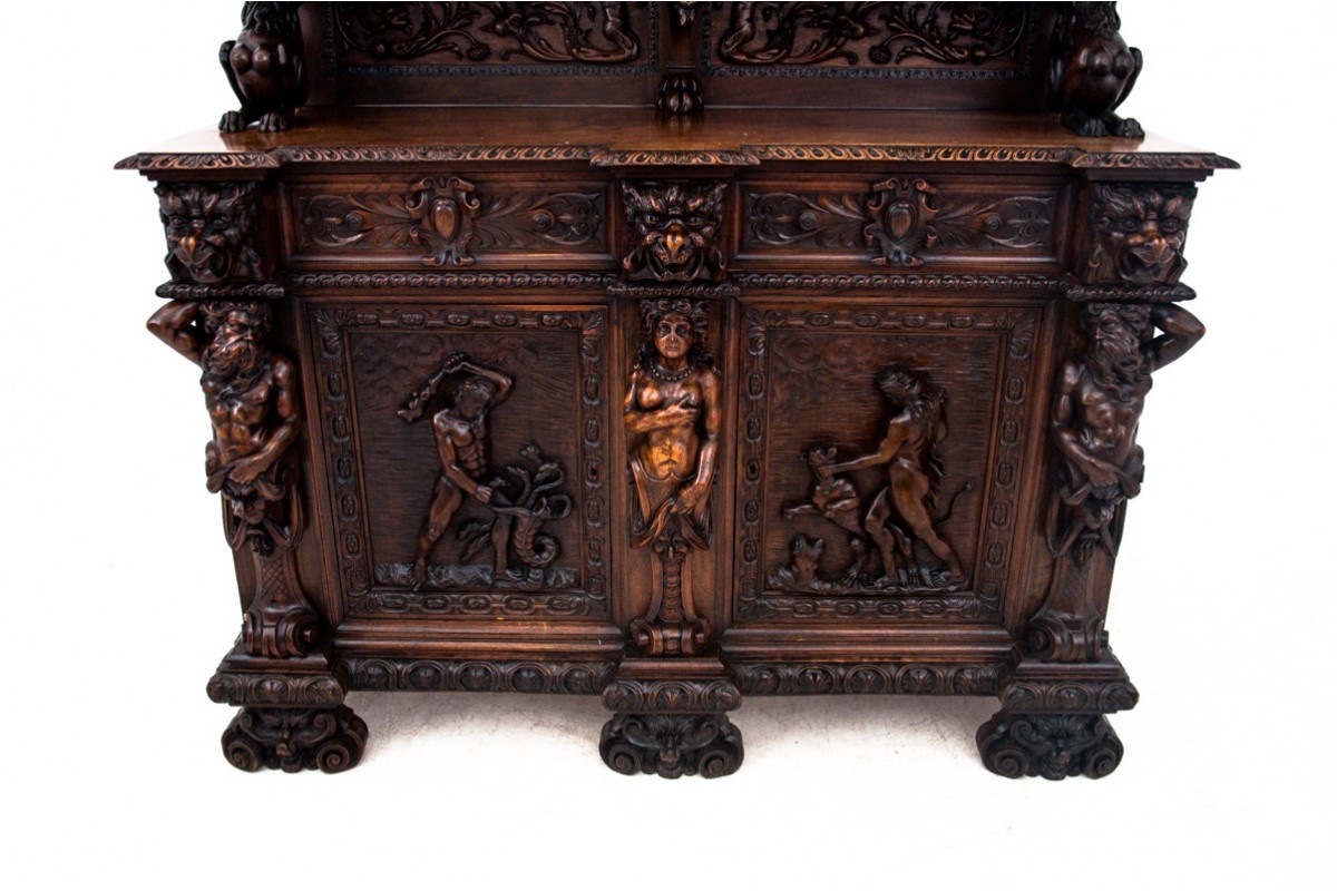 Kredens renesansowy, orzech, Francja, ok. 1790 - Szafki - yestersen