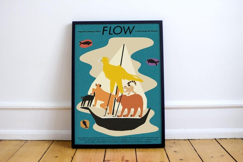Poster FLOW, 50x70 cm, by J. Zasada, Jakub Zasada - Posters